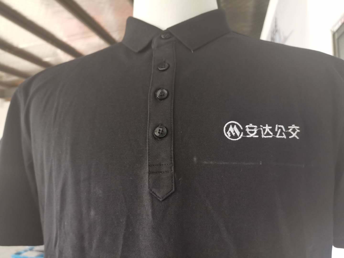 招商局漳州開發區安達公交工作服t恤衫定做款式